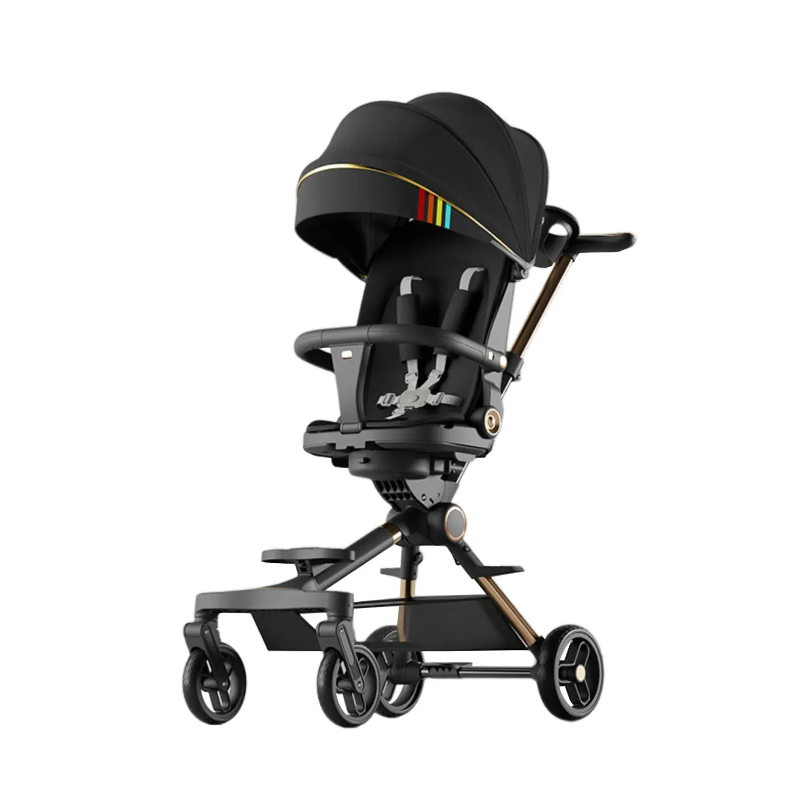 3-in-1 Ultra Light Baby Stroller with Music