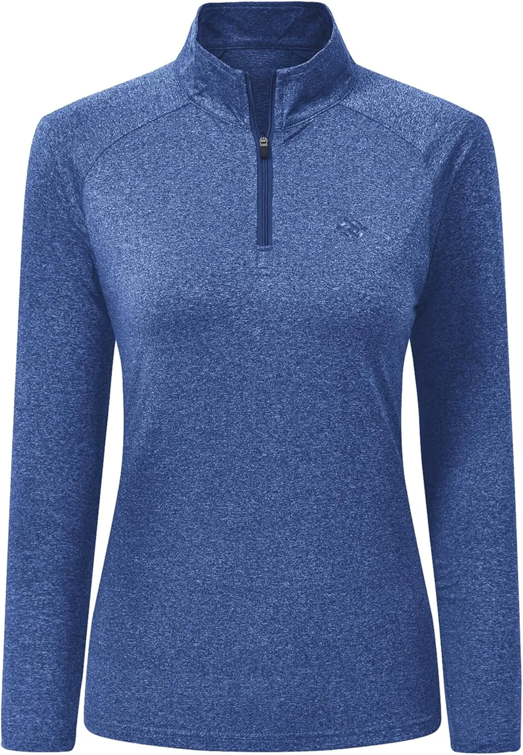AIRIKE Long Sleeve Golf Polo Shirts for Women Stand Up Collar Thermal Fleece Womens Tank Top