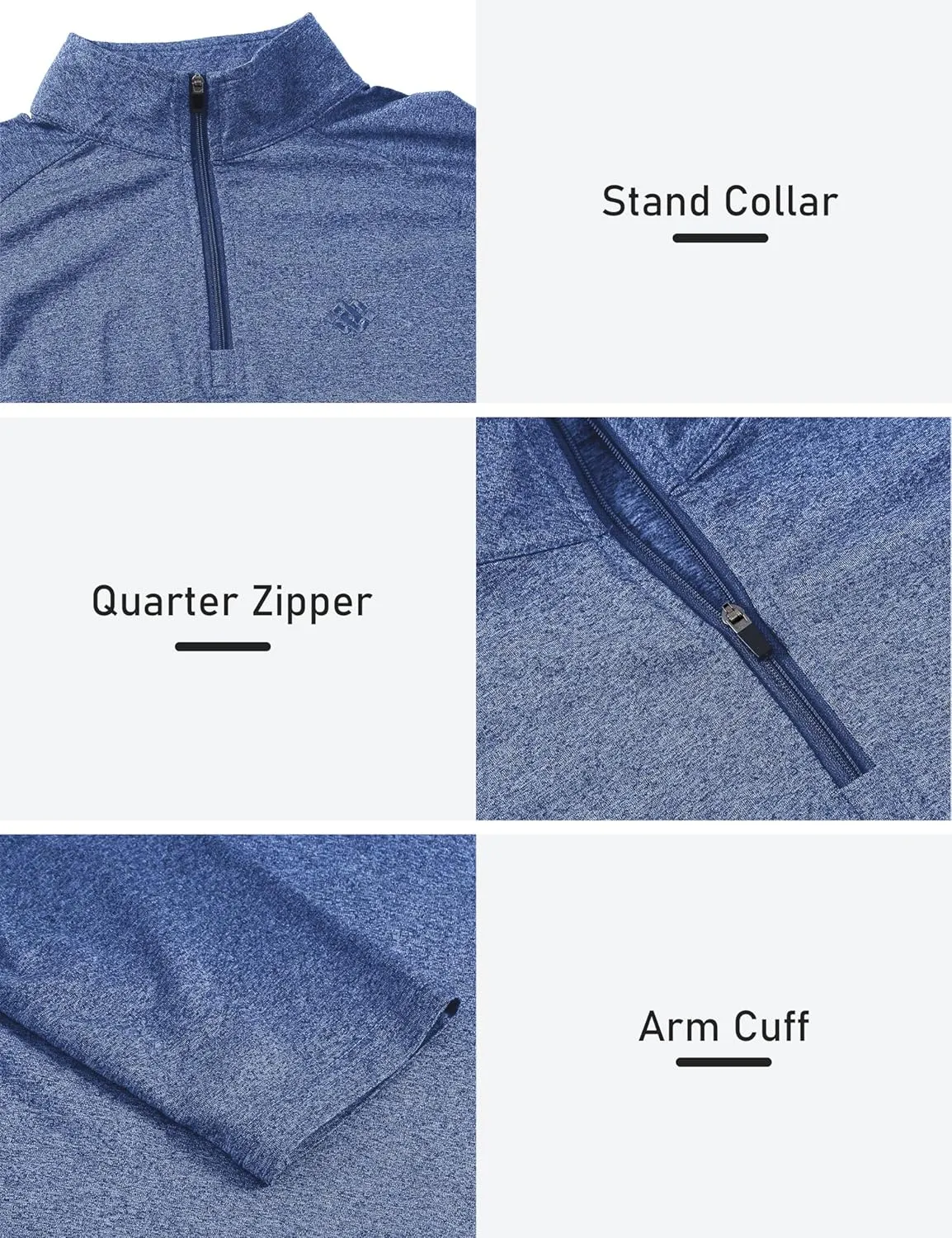 AIRIKE Long Sleeve Golf Polo Shirts for Women Stand Up Collar Thermal Fleece Womens Tank Top