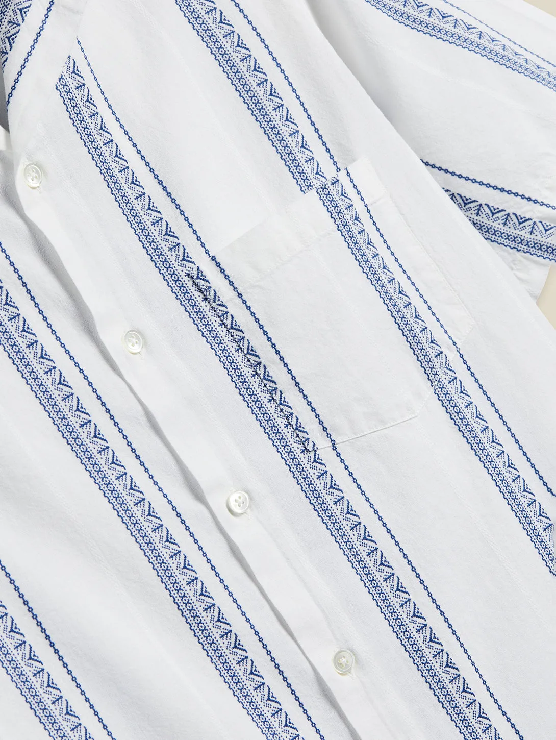 Alqueva Shirt - White/Blue
