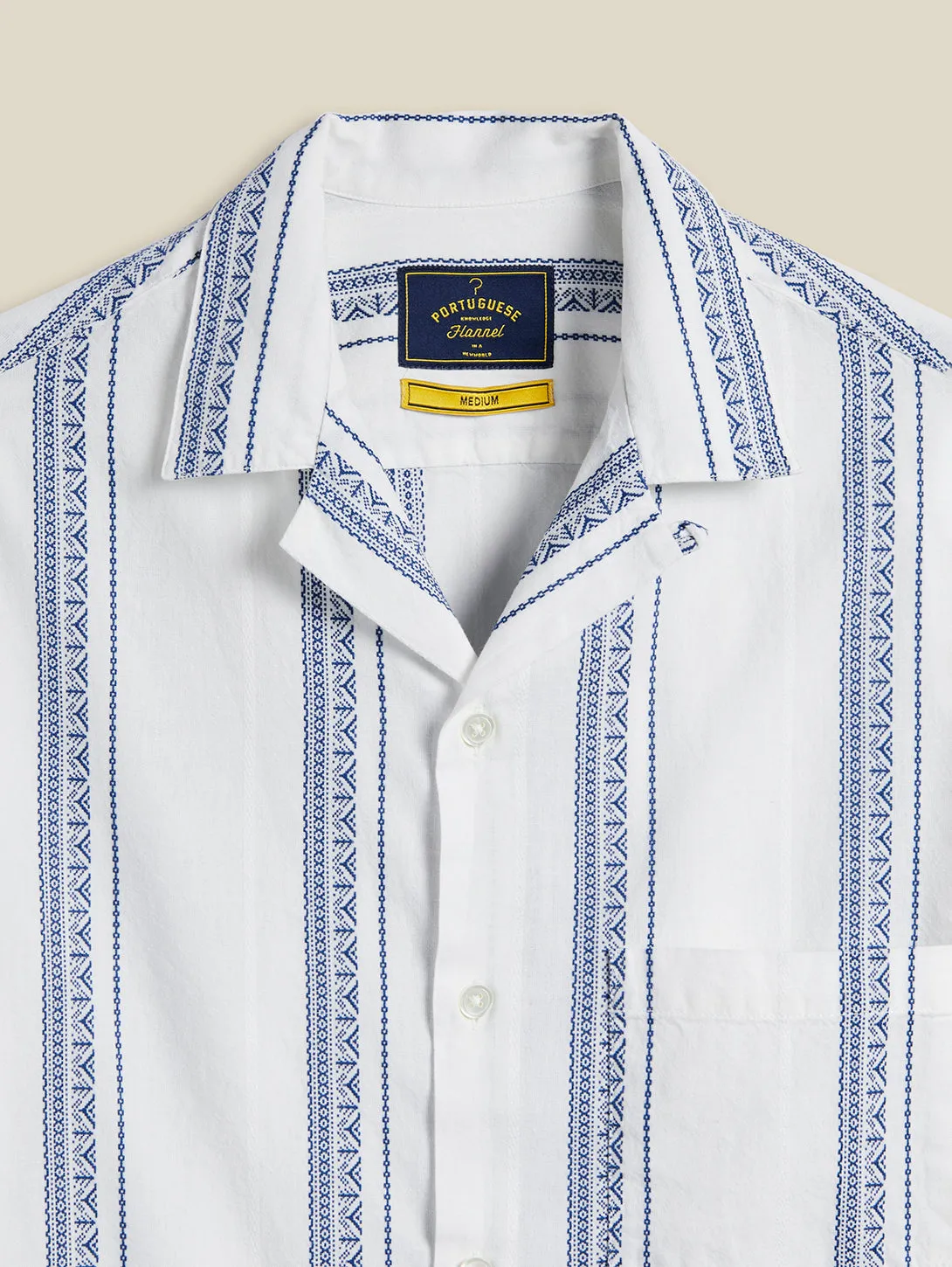 Alqueva Shirt - White/Blue