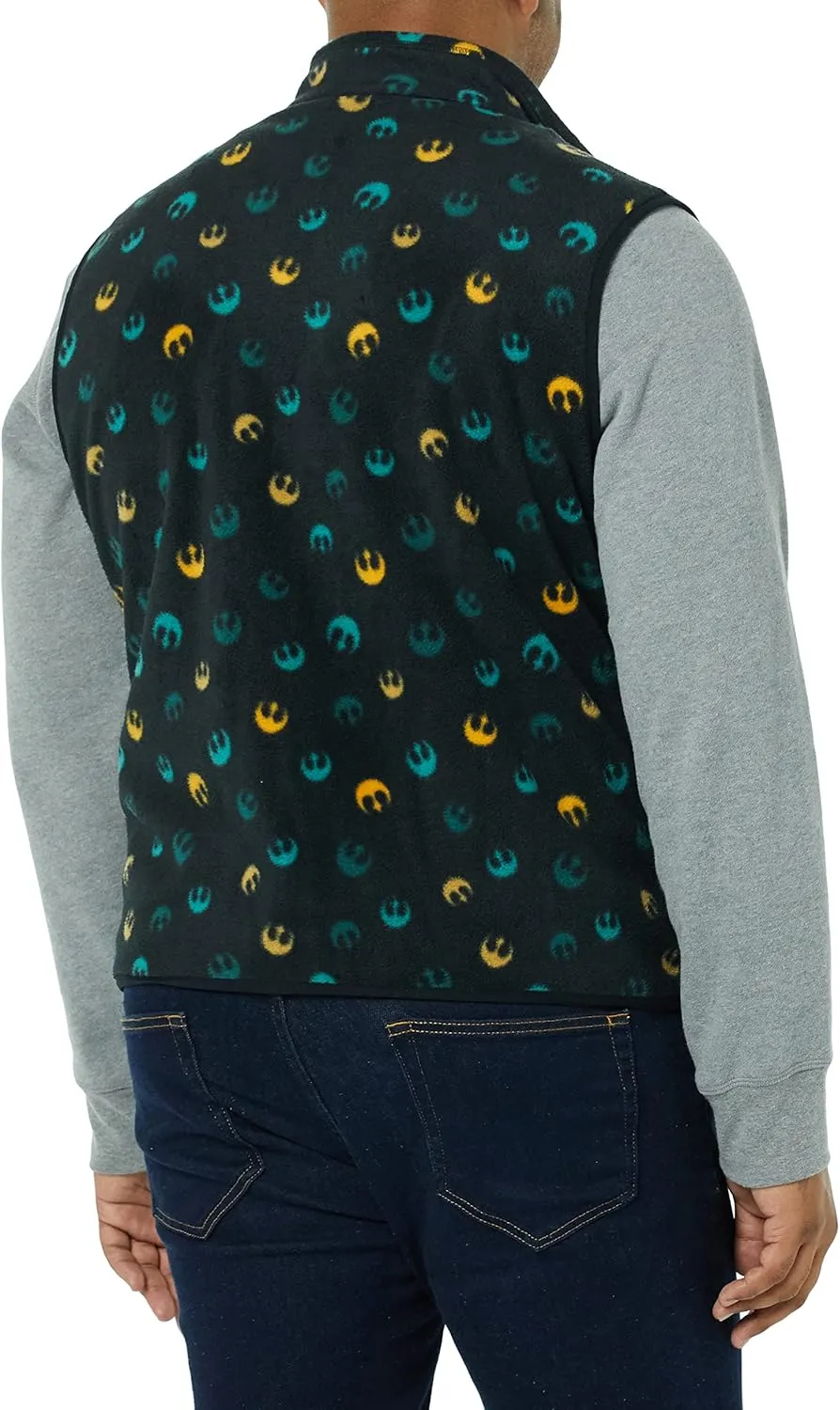 Amazon Essentials Disney | Marvel | Star Wars Men's Polar Fleece Vests