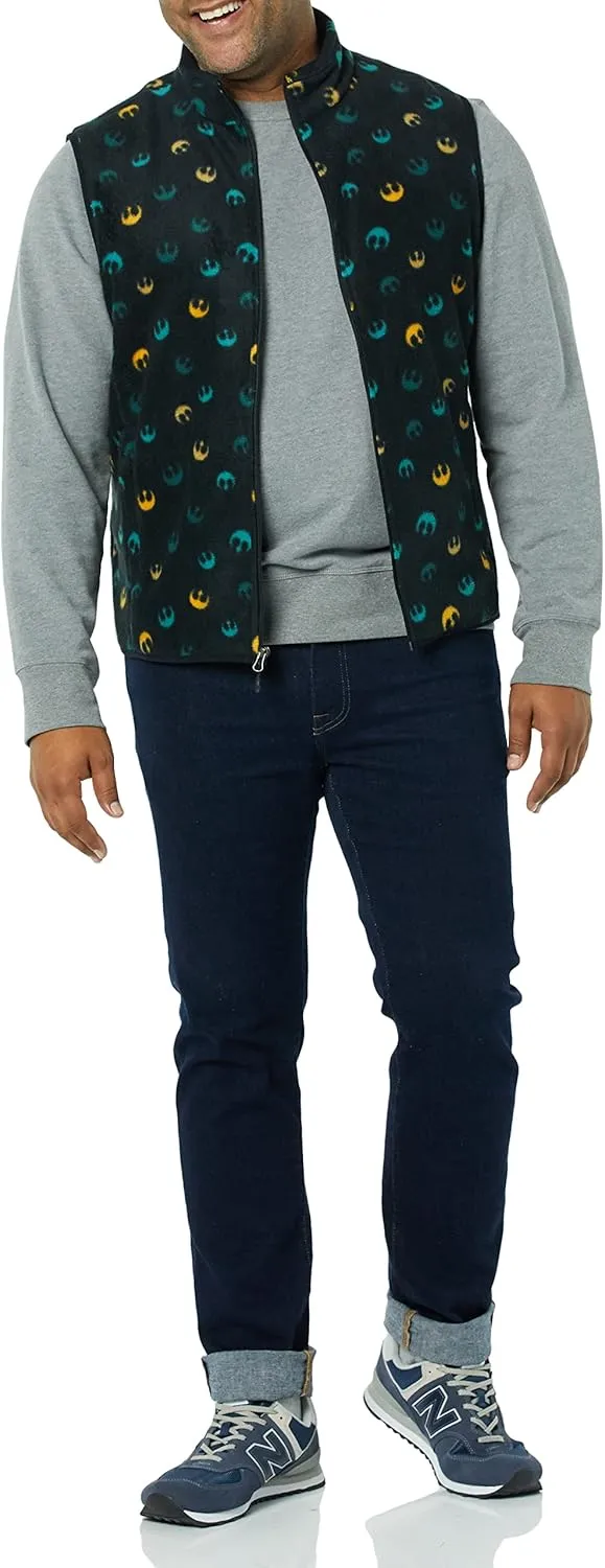 Amazon Essentials Disney | Marvel | Star Wars Men's Polar Fleece Vests
