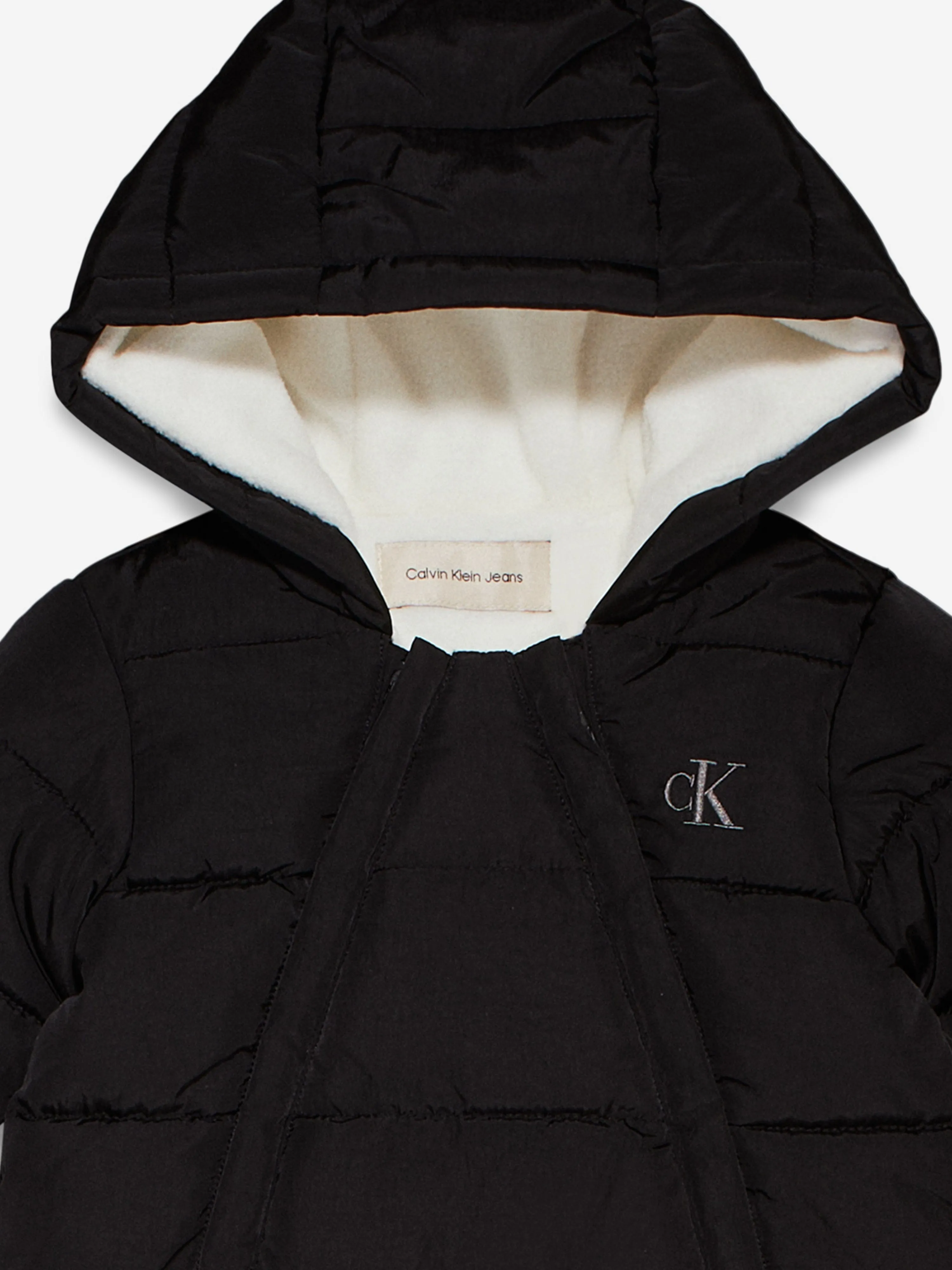 Baby Padded Snowsuit in Black