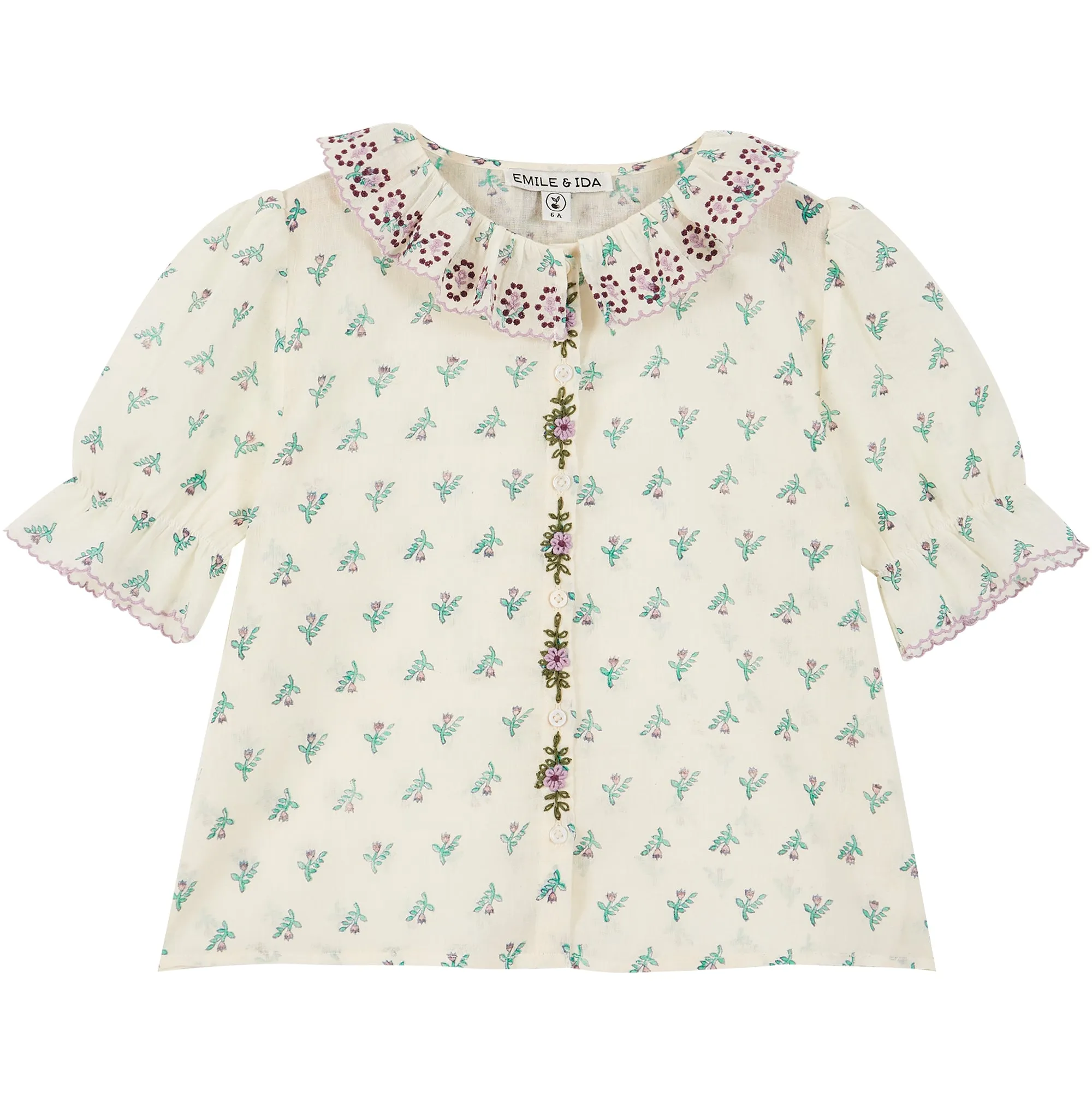Blouses jonquille violet