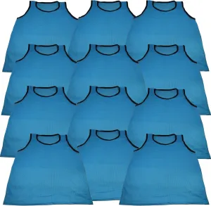 BlueDot Trading 12 Adult Men Woman Unisex Sports Pinnie Scrimmage Training Vest, Nylon Mesh  Soccer, Field Hockey, Lacrosse
