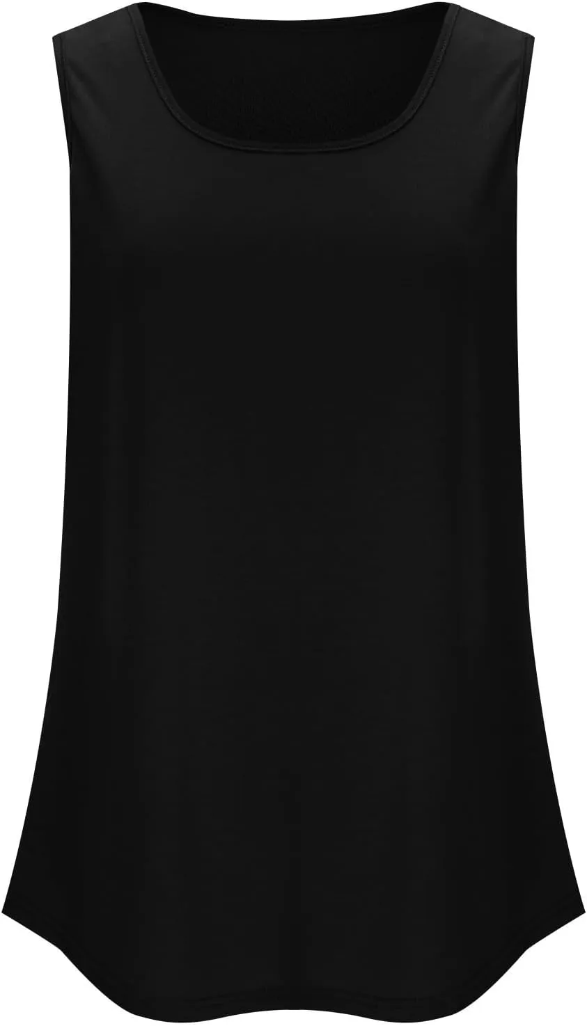 Boat Neck Vests for Women Summer Fall Sleeveless Loose Fit Cami Tank Basic Top Vests Women 2025 Fashion Y2K
