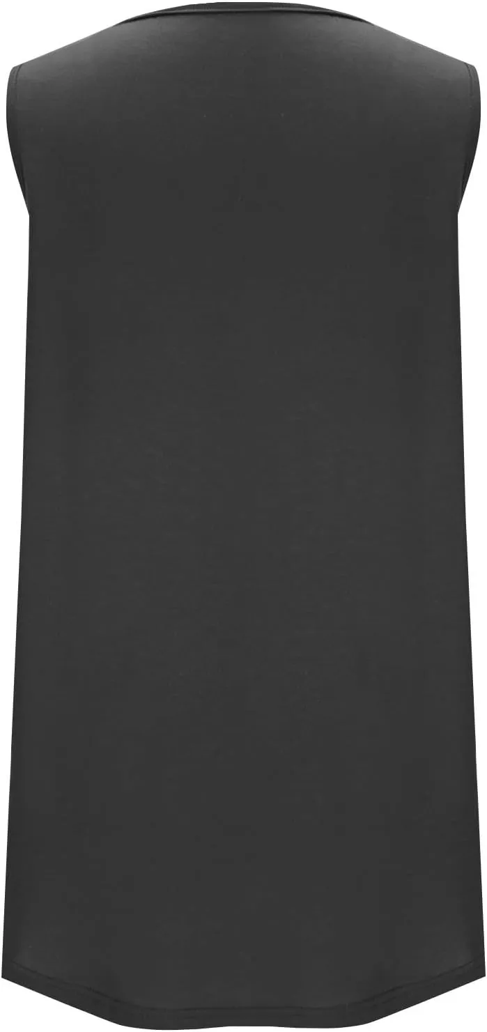 Boat Neck Vests for Women Summer Fall Sleeveless Loose Fit Cami Tank Basic Top Vests Women 2025 Fashion Y2K