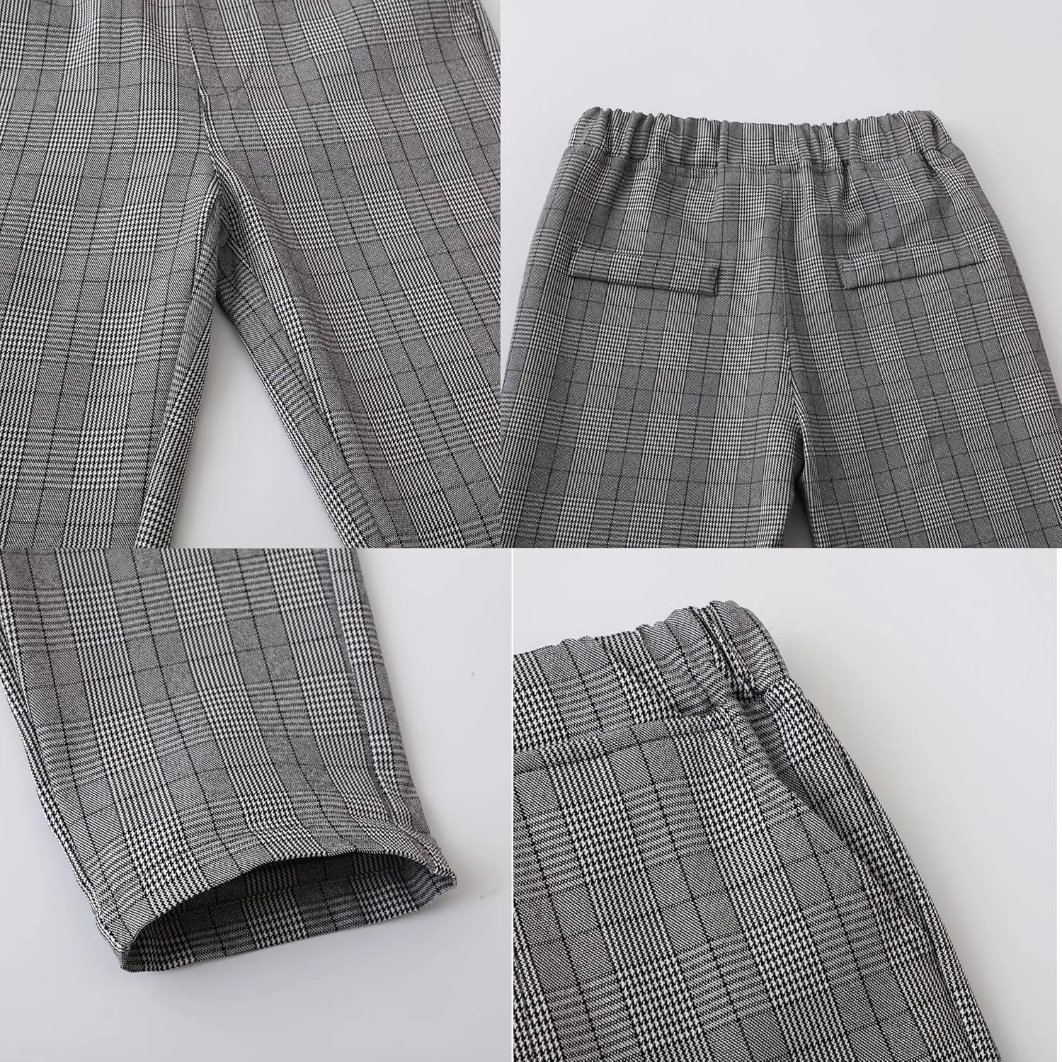 Boys 3Pcs Clothing Sets Cotton Long Sleeve Bowtie Shirts  Vest  Pants Casual Suit
