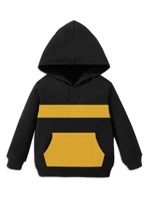 Boys Hoodies - Black & Yellow