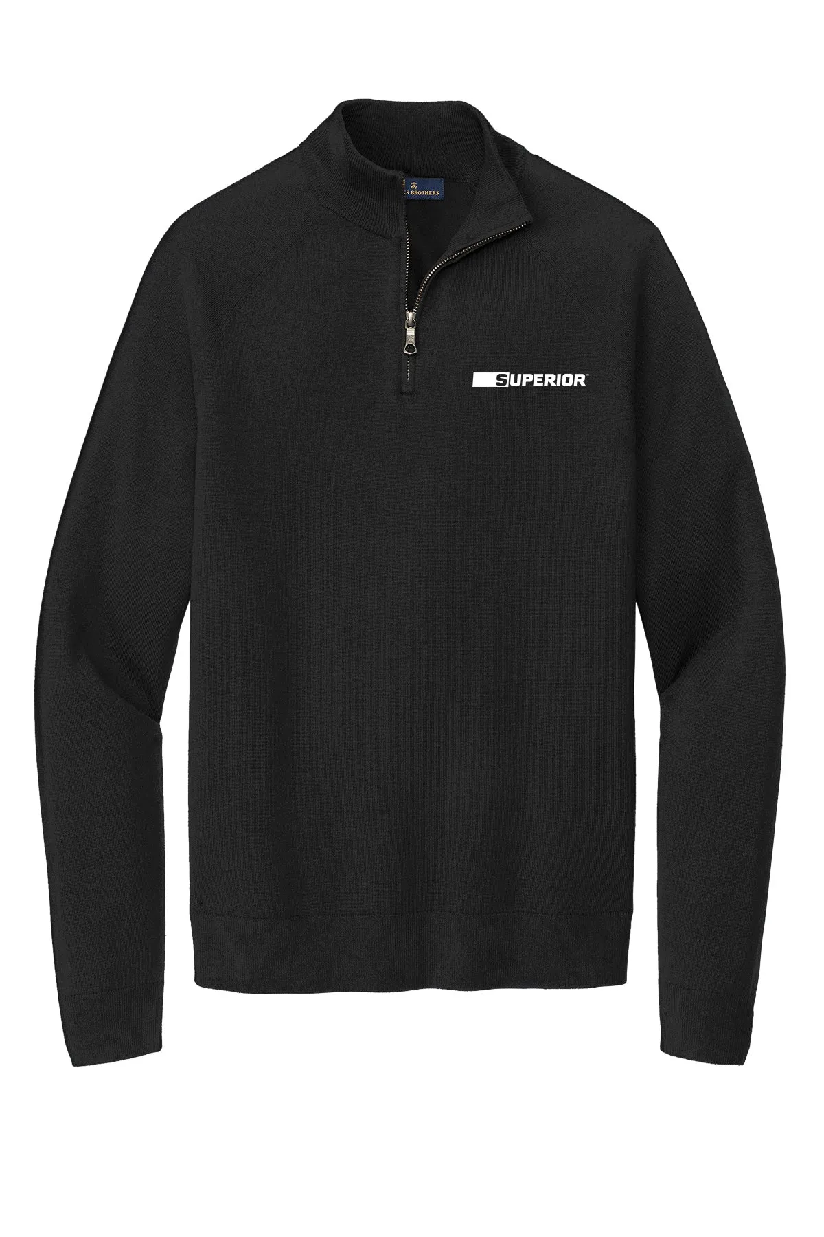 Brooks Brothers® Cotton Stretch 1/4-Zip Sweater