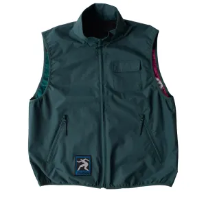 BY PARRA GHOST CAVE REVERSIBLE VEST // GREEN