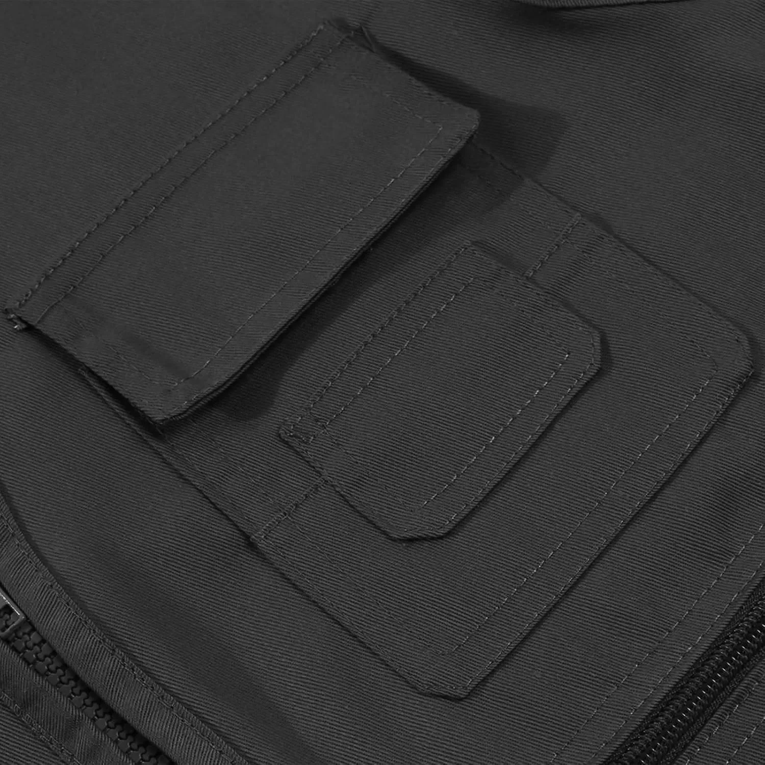 Cargo Vest for Men Utility Fishing Vests Outdoor Summer Lightweight Work Vests Zip Up Sleeveless Vest with Pockets