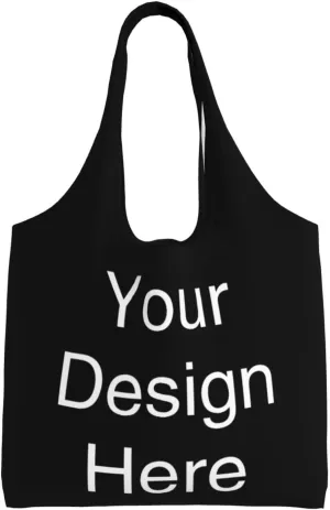 Create Your Own Custom Personalised Tote Shopping Bag! Any Text, Any Photo