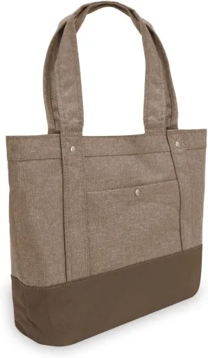 Everest Stylish Tablet Tote Bag, Tan, One Size