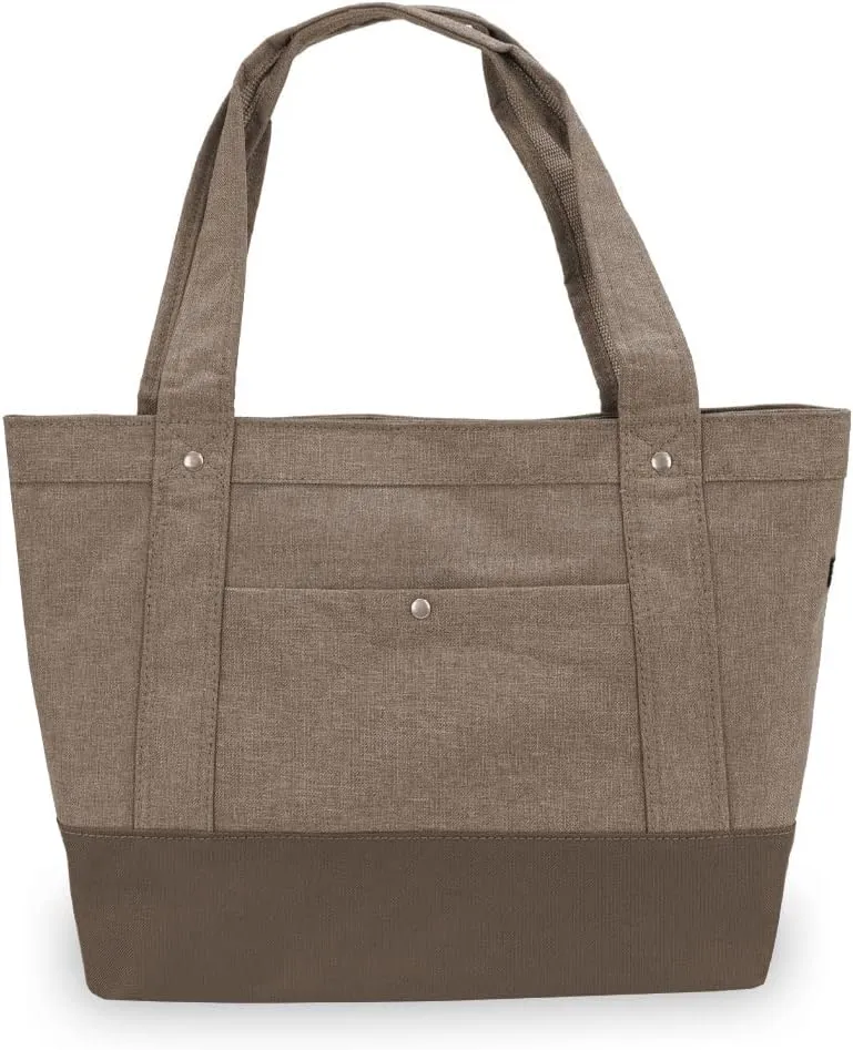 Everest Stylish Tablet Tote Bag, Tan, One Size