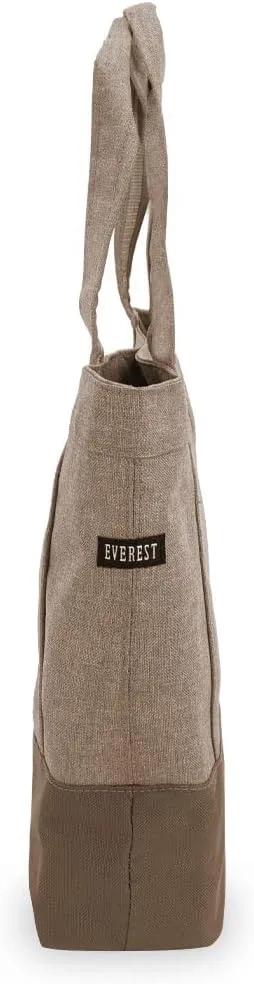Everest Stylish Tablet Tote Bag, Tan, One Size