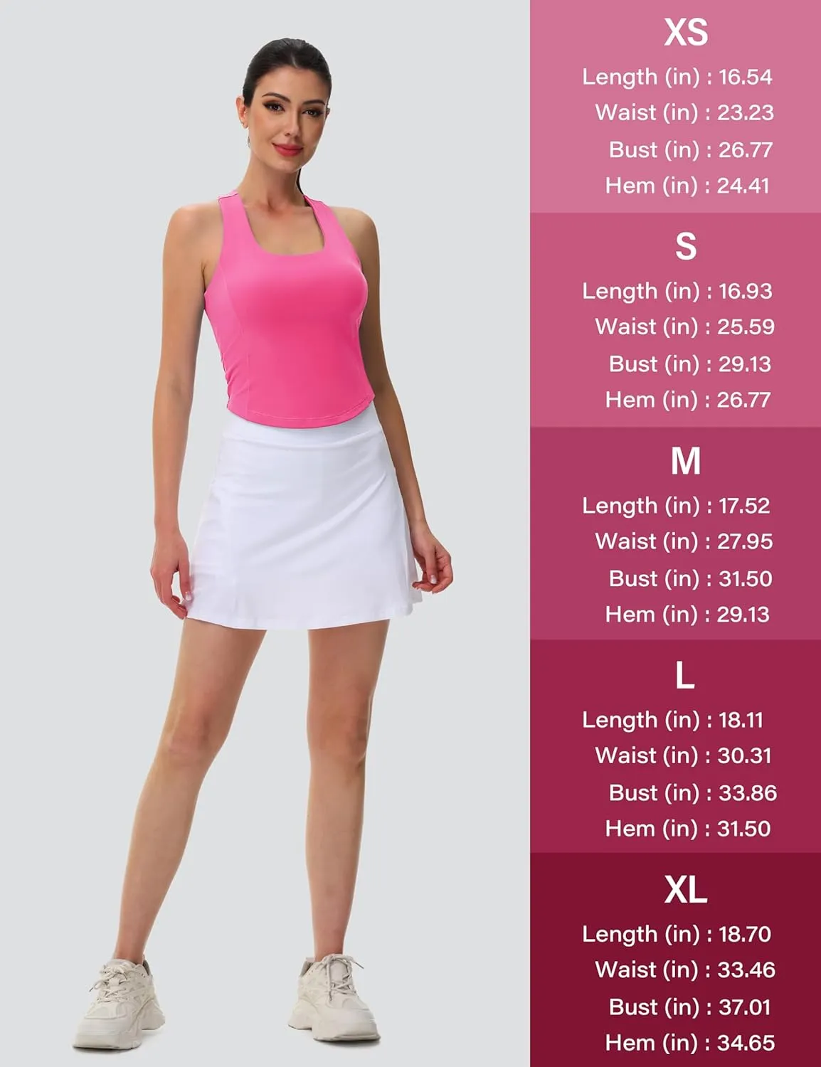 MAGCOMSEN Women's Crop Workout Tank Tops with Built in Bra Fitted Racerback Sleeveless Yoga Shirts Camisole