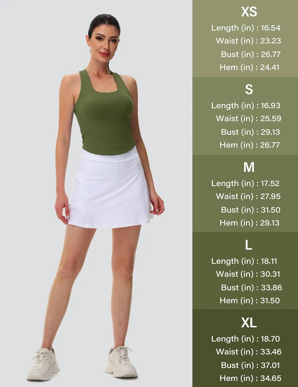 MAGCOMSEN Women's Crop Workout Tank Tops with Built in Bra Fitted Racerback Sleeveless Yoga Shirts Camisole