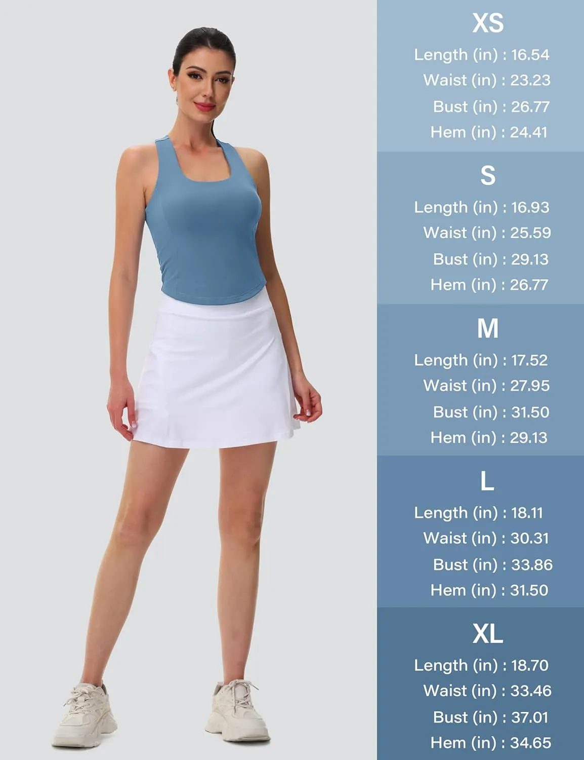 MAGCOMSEN Women's Crop Workout Tank Tops with Built in Bra Fitted Racerback Sleeveless Yoga Shirts Camisole