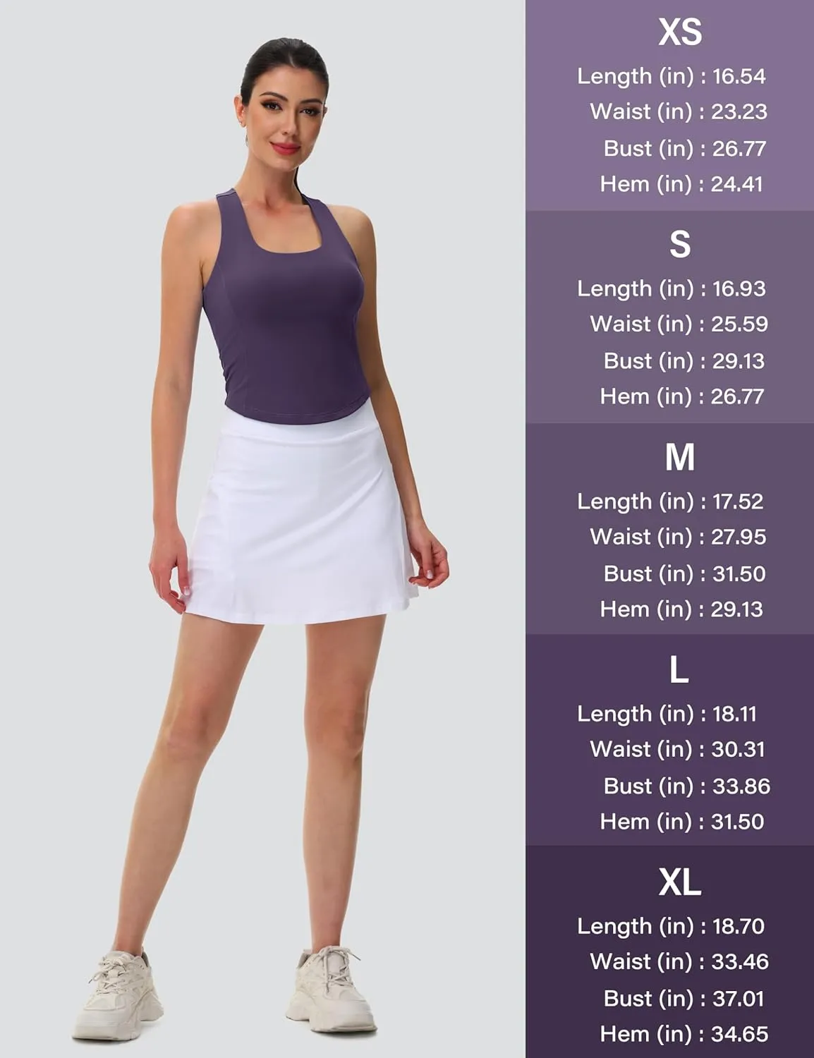 MAGCOMSEN Women's Crop Workout Tank Tops with Built in Bra Fitted Racerback Sleeveless Yoga Shirts Camisole