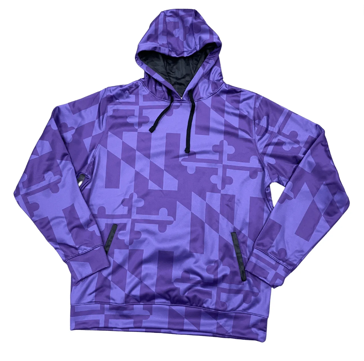 Maryland Flag (Purple Monochrome) / Hoodie
