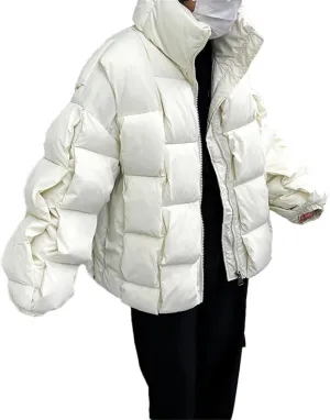 Men Thick Jacket Men Parkas Jacket Outwear Coats Solid Stand Collar Windbreaker Cotton Padded Jacket