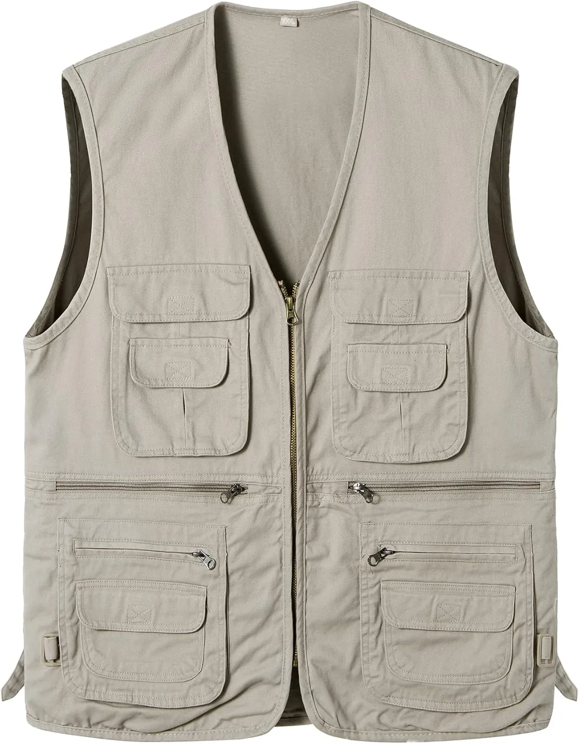 Men's Fishing Vest with Multi-Pocket Sleeveless Jacket Hunting Vest Safari Travel Outdoor Casual Vest Gilet