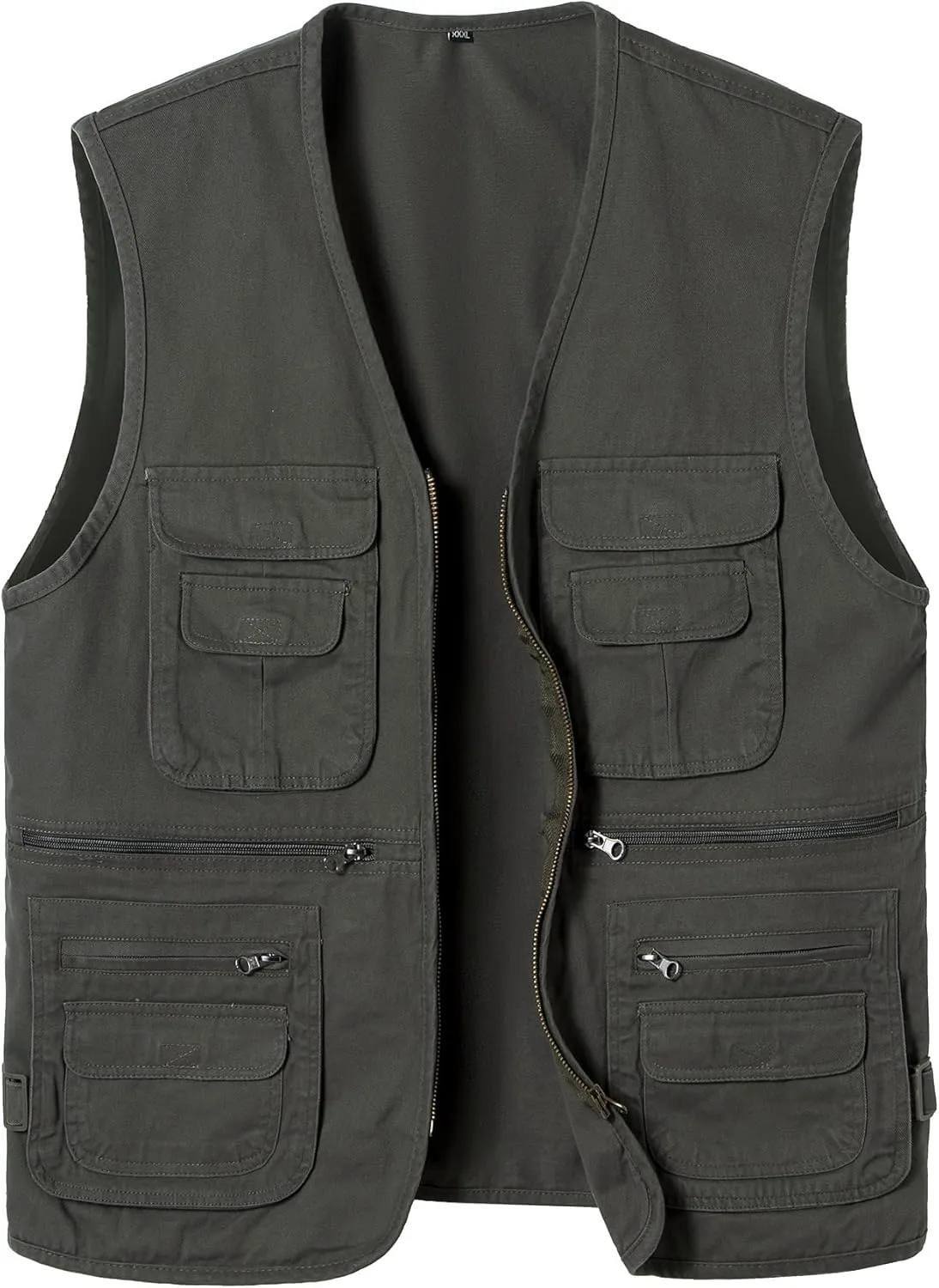 Men's Fishing Vest with Multi-Pocket Sleeveless Jacket Hunting Vest Safari Travel Outdoor Casual Vest Gilet