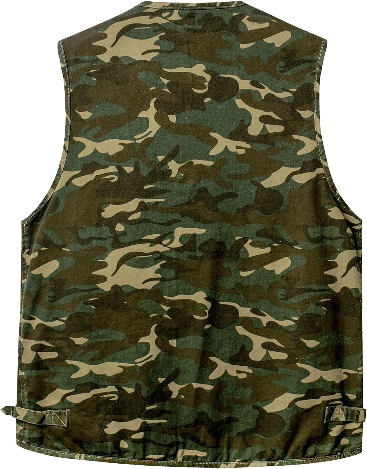 Men's Fishing Vest with Multi-Pocket Sleeveless Jacket Hunting Vest Safari Travel Outdoor Casual Vest Gilet