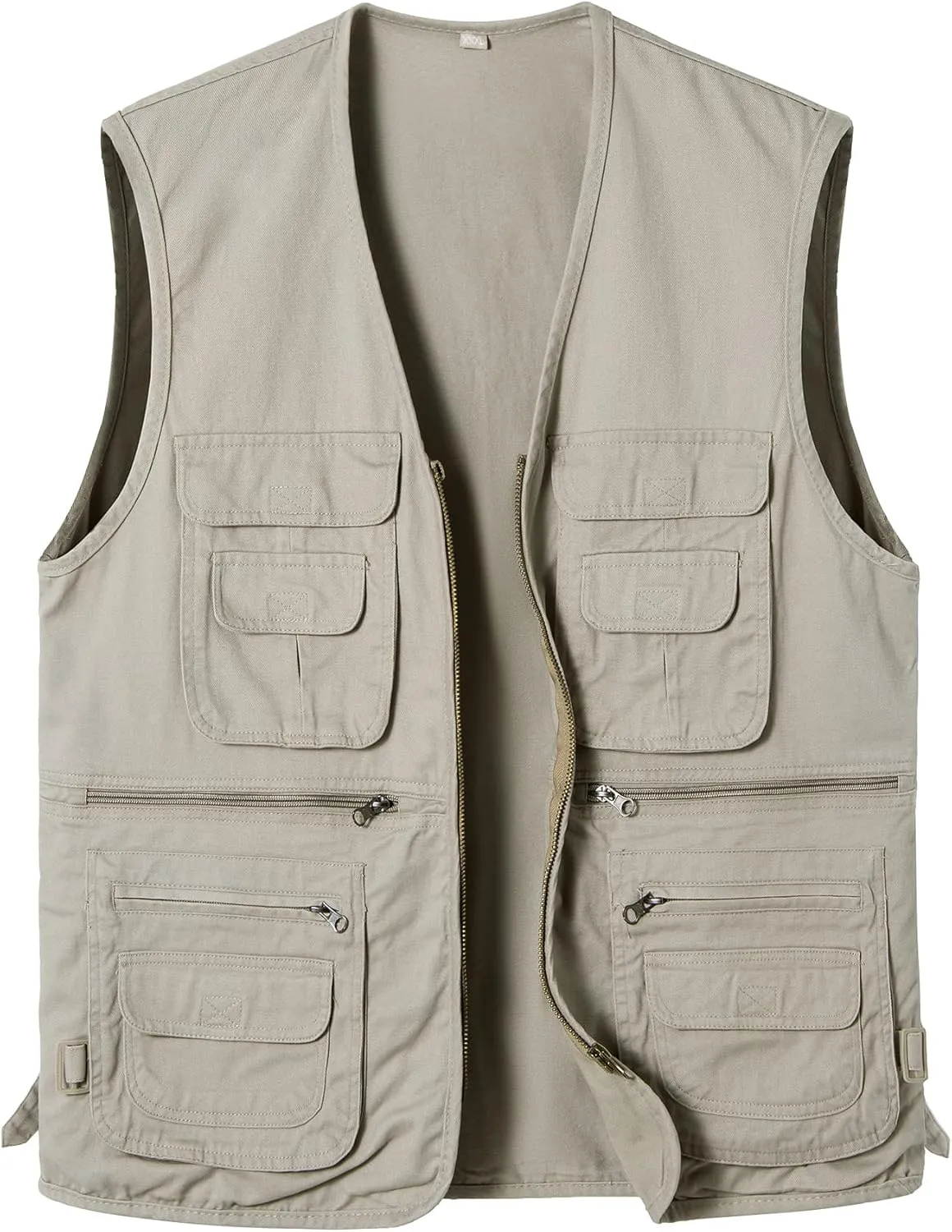 Men's Fishing Vest with Multi-Pocket Sleeveless Jacket Hunting Vest Safari Travel Outdoor Casual Vest Gilet