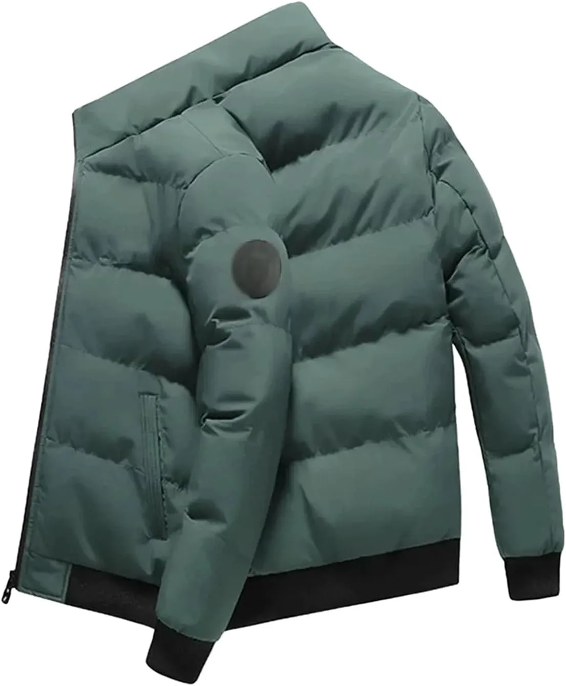 Men's Padded Cotton Warm and windproof Jacket Thick Casual Parkas coat