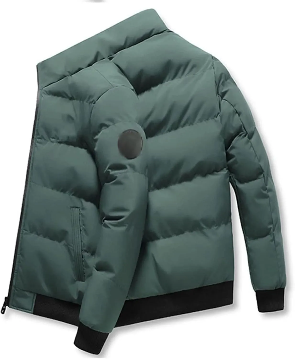 Men's Padded Cotton Warm and windproof Jacket Thick Casual Parkas coat