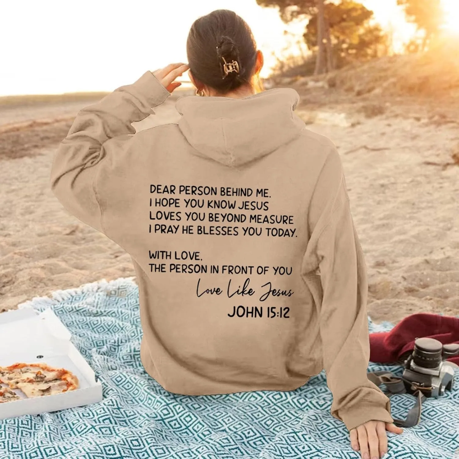 Oversized Letter Print Hoodies for Women Casual Long Sleeve Loose Fit Pullover 2025 Y2k Teen Girls Spring Clothes