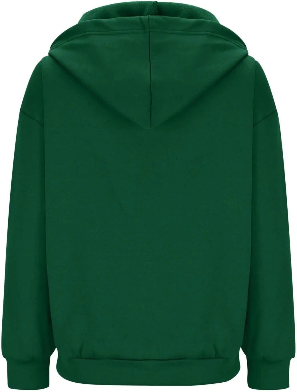 SAMST Women's Oversized Zip Up Hoodies Sweatshirts Y2K Clothes Teen Girl Fall Casual Drawstring Jackets with Pockets