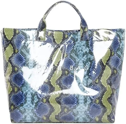 Snake Print PU Handbag - Stylish Hobo Purse for Women
