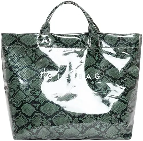 Snake Print PU Handbag - Stylish Hobo Purse for Women
