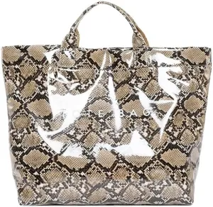 Snake Print PU Handbag - Stylish Hobo Purse for Women