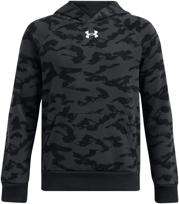 Under Armour Boys' Rival Fleece Printed Hoodie