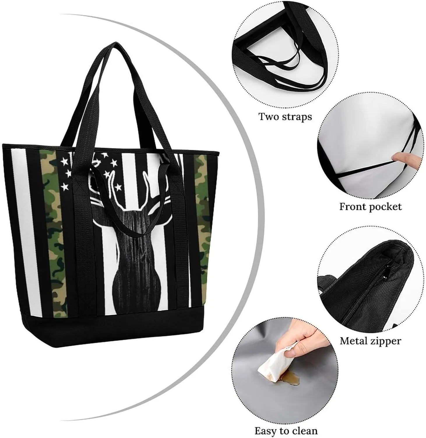 Women's Large-Capacity Thermal Tote Bag Stylish Work & Commute Handbag
