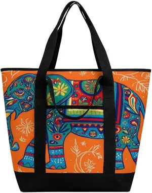 Women's Large-Capacity Thermal Tote Bag Stylish Work & Commute Handbag