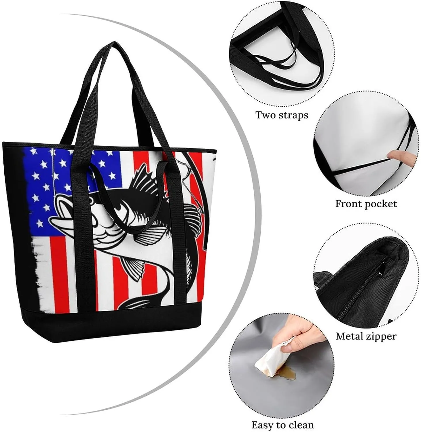 Women's Large-Capacity Thermal Tote Bag Stylish Work & Commute Handbag