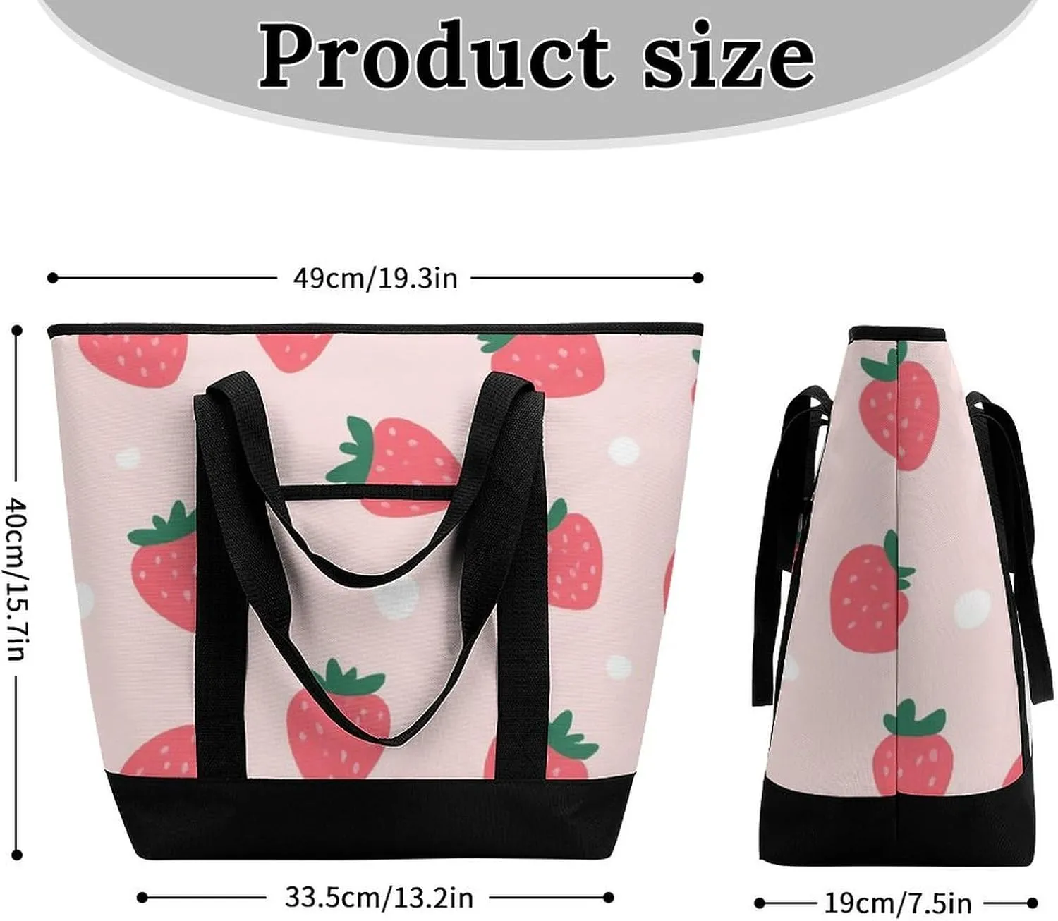 Women's Large-Capacity Thermal Tote Bag Stylish Work & Commute Handbag