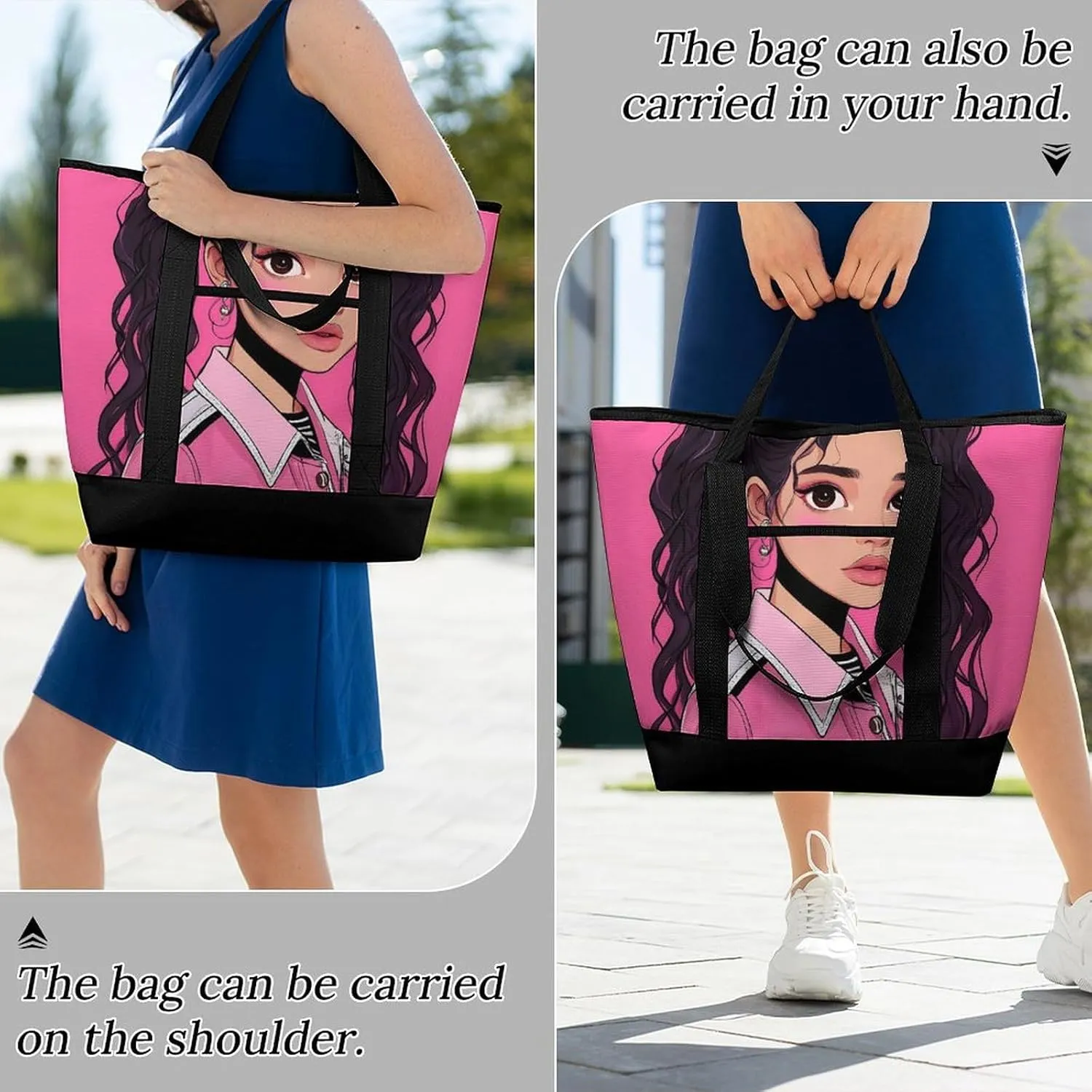 Women's Large-Capacity Thermal Tote Bag Stylish Work & Commute Handbag