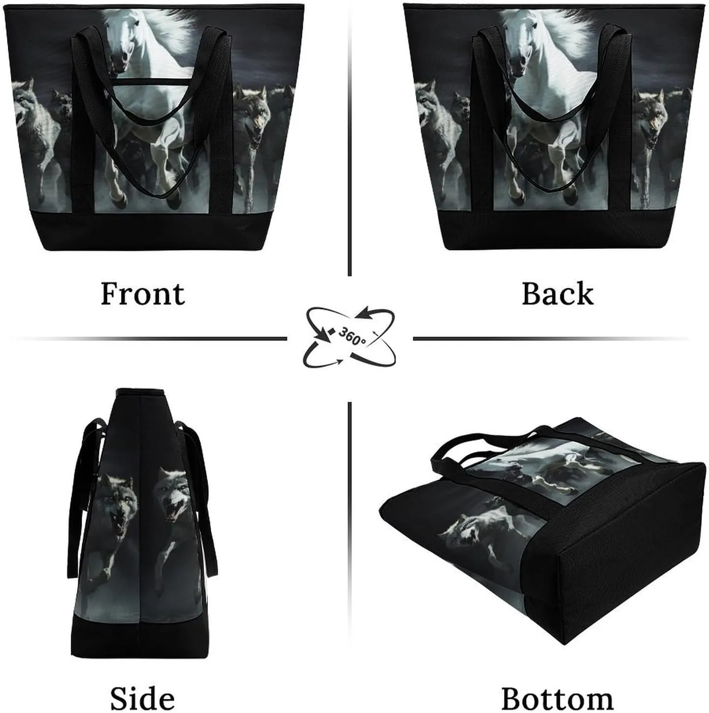 Women's Large-Capacity Thermal Tote Bag Stylish Work & Commute Handbag