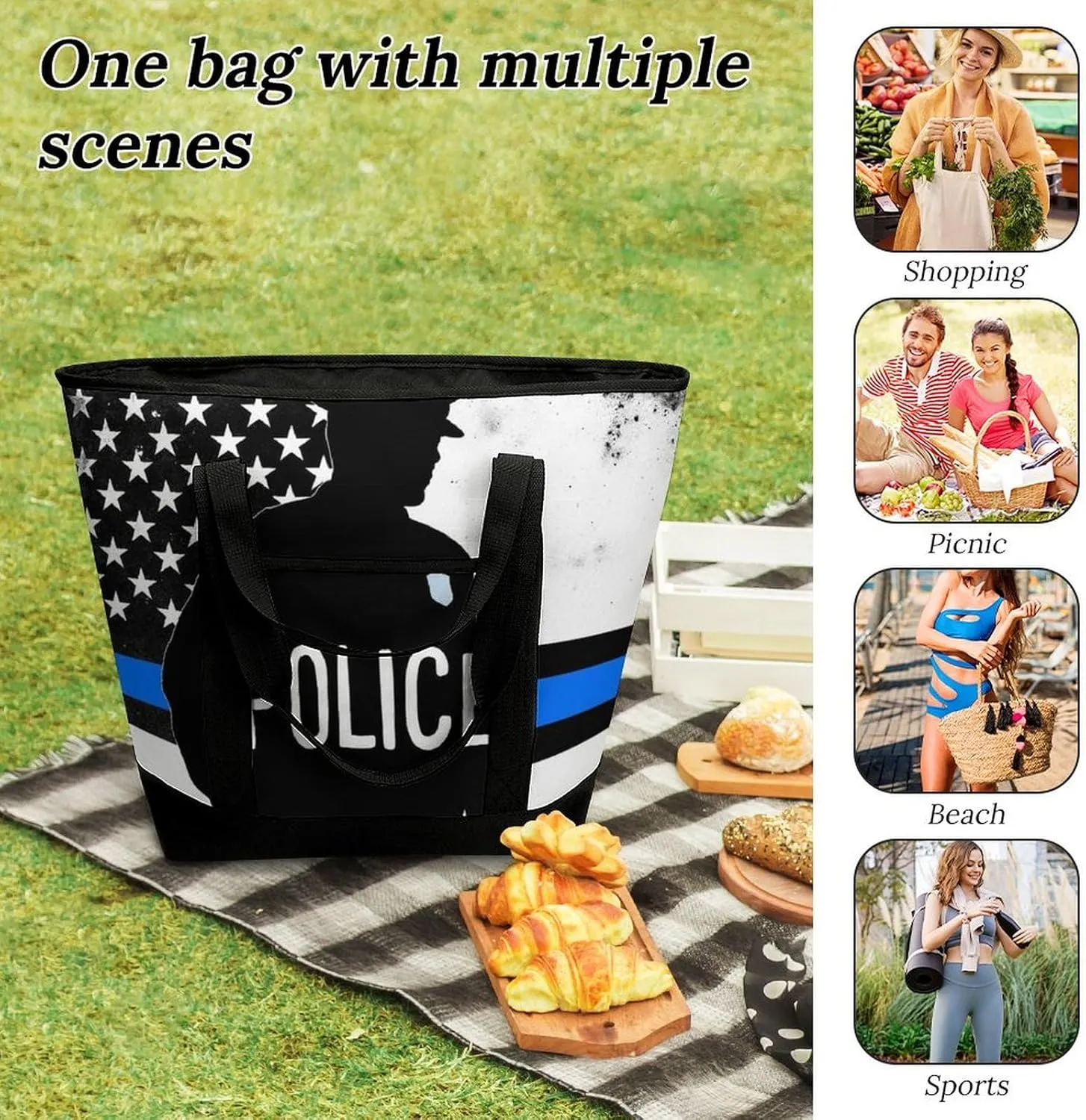 Women's Large-Capacity Thermal Tote Bag Stylish Work & Commute Handbag