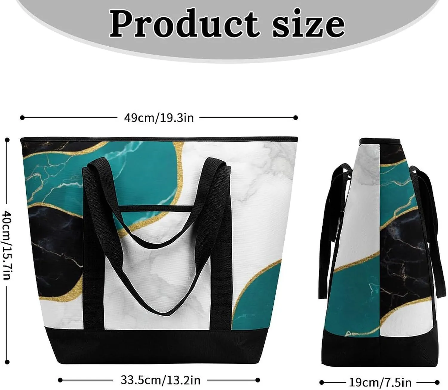 Women's Large-Capacity Thermal Tote Bag Stylish Work & Commute Handbag