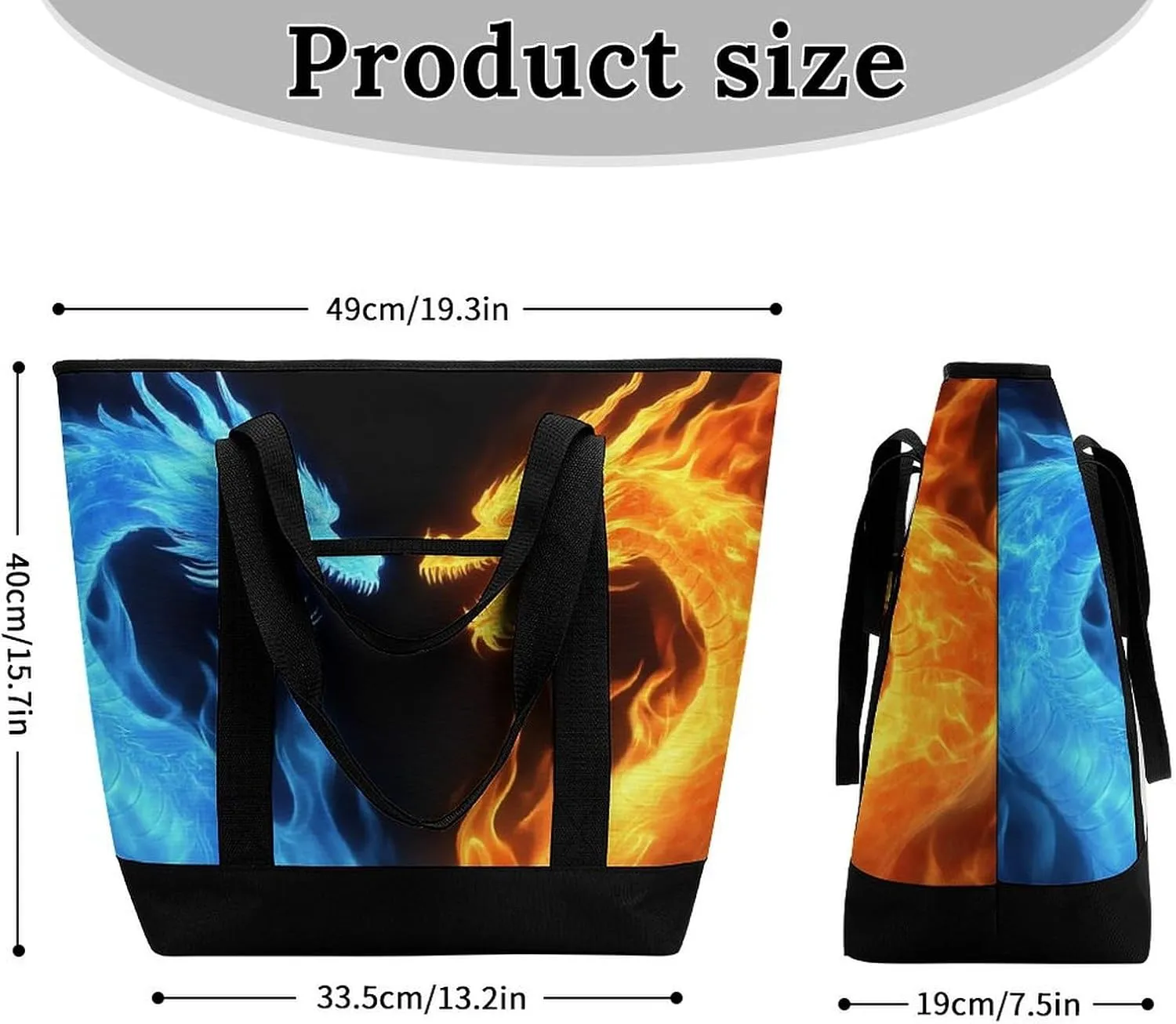 Women's Large-Capacity Thermal Tote Bag Stylish Work & Commute Handbag