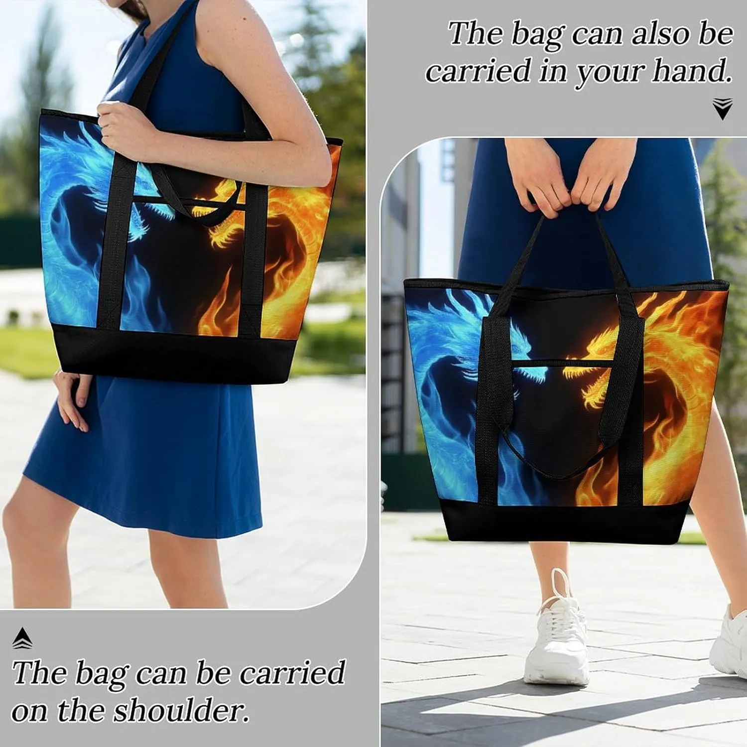 Women's Large-Capacity Thermal Tote Bag Stylish Work & Commute Handbag