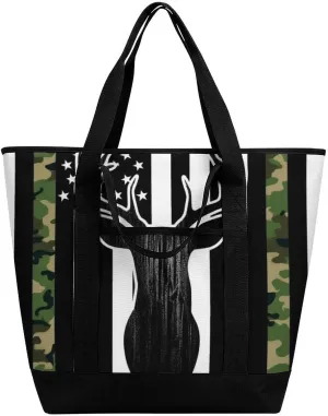 Women's Large-Capacity Thermal Tote Bag Stylish Work & Commute Handbag